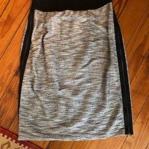 Leifsdottir Anthropologie black and white skirt